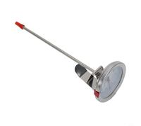Jauge d'huile pour friteuse en acier inoxydable avec support à clip et analogique de précision pour le contrôle de la température dans les tâches de friture et de rôtissage