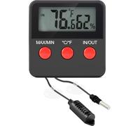 Jauge d'humidité Thermomètre d'intérieur Hygromètre pour animaux de compagnie Reptiles