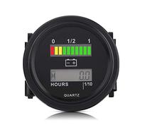 Jauge d'indicateur de batterie numérique de 12V / 24V / 36V / 48V / 72V LED avec compteur d'heures pour voiturette de indicateur de batterie 12v