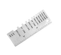 Jauge d'inspection de soudage de haute précision, outil de mesure en acier, échelle claire pour le diamètre du fil métallique et l'épaisseur de soudure de soudure, jauges d'inspection de soudage en