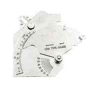 Jauge d'inspection de soudage ulnaire compacte en pouces et métriques en acier inoxydable pour surfaces soudées et joints jauges ensemble de jauges de mesure outil de mesure de joints de soudure de