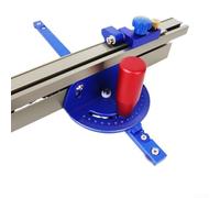 Jauge d'onglet à 75 degrés pour scie à table et défonceuse, poignée en alliage d'aluminium, adaptée pour scie à ruban, fraiseuse et machines de gravure avec contrôle incrémental précis (B)