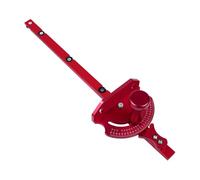 Jauge d'onglet à moitié ergonomique : jauge de scie en alliage d'aluminium de précision, jauge d'alignement de menuiserie, extension de jauge d'anglais, jauge de sciage de table, si