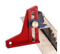 Jauge d'onglet de table de routeur pour configuration - Outil en d'aluminium de 15 cm, guide de coupe de précision, accessoire de menuiserie, conception de base magnétique | Jauge