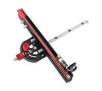 Jauge d'onglet réglable multi-angle de -60 ° à 60 ° avec butée d'angle rapide pour scie à table, scie à ruban, routeur, table adaptée aux fentes en T de 1,9 x 1,9 cm