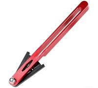 Jauge d'usure de chaîne à fente rotative fiable pour l'évaluation de l'étirement de la chaîne de VTT et de vélo de route (rouge)