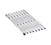 Jauge en aluminium argenté de 61 cm résistant à la rouille (8 têtes longues