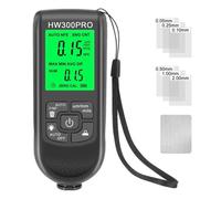 Jauge - étalon,Testeur de peinture automobile,jauge d'épaisseur de revêtement numérique,HW-300PRO microns-0-0.1,pour - black[A4027]