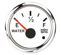 Jauge étanche 52 mm 0-190 ohm, jauge de Niveau d'eau/d'égout/de Carburant, température d'huile, Pression avec Alarme for Bateau, Voiture, voltmètre(Water Level Gauge WS)