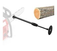 Jauge Magnétique Tronçonneuse Bois - Dispositif De Mesure Ajustable Pour Longueur De Coupe, Support Aimanté Puissant Pour Sciage De Bûches | Outil De Précision Forestier Et Atelier