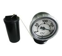 Jauge mécanique OVENTROP G 1½, à réglage progressif, hauteur de cuve de 0 à 200 cm - 2060312 Noir G