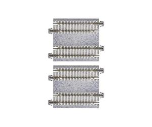 Jauge N 20-042 double voie en ligne droite 62mm (2 pieces)