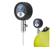 Jauge numérique à bille - Jauge de pression compacte, accessoire de pompe portable | Créé VTT, vélo de route, football, volley-ball, construction, maison, extérieur, sport, ferme, pression précise des