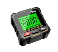 Jauge numérique d'angles magnétique, niveau numérique d'angle rapporteur, outil de mesure pour menuiserie, ébénisterie, construction et bricolage en atelier ou à la maison