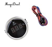 jauge numérique de niveau de carburant pour bateau, 0-190ohm 9-32V 52mm, noir chromé, Sports d'eau, bateaux à rames