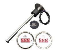 Jauge numérique de niveau d'eau 0-190ohm, indicateur réservoir 52MM avec capteur, unité d'envoi for Yacht 100-500MM(500mm WS)