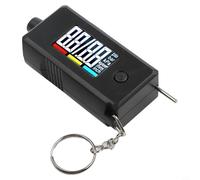 Jauge numérique de pression des pneus et de profondeur de bande de roulement 2 en 1 pour une inspection complète des pneus de véhicule avec fonction de conservation des données et sonde en métal