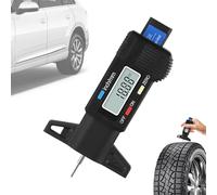 Jauge Numérique De Profondeur De Bande De Roulement De Pneu - Vérificateur De Pneu À Écran LCD De Haute Précision 0,2 Mm | Outil Portable De Mesure De L'usure Des Pneus De Voiture, Pour Voitures, Ca