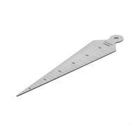 Jauge pour conique Acier 5-30mm Mesure Fentes Jauge pour conique | Acier inoxydable, gravure précise, lecture pour facile, mesure 5-30mm, usage atelier