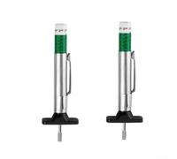 Jauge pour usure Pneus Précision ±0.01mm pour Auto Jauge pour(2pcs green) | Acier inoxydable, rustproof, drop-resistant, long-term use, pour durable construction