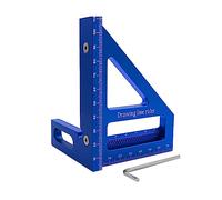 Jauges carrées améliorées pour menuisier - Angles de 45/90 degrés - Règle en T - Outils de mesure pour le travail du bois