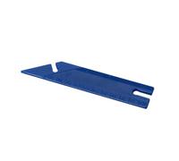 Jauges de boutons et retourneurs de points de 14,9 cm, jauge et tournevis, bleu, règle de mesure pour patchwork, dessin, couturière