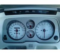Jauges de compteur de vitesse et de compte-tours blanches compatibles avec Honda CBR1000F 1993-1999