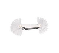 Jauges de filetage en acier avec pas de normes métriques et unifiées, fonctionnement simple pour une mesure précise des filetages, plusieurs pas de filetage standard
