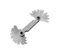 Jauges de filetage en acier avec pas de normes métriques et unifiées, fonctionnement simple pour une mesure précise des filetages, plusieurs pas de filetage standard