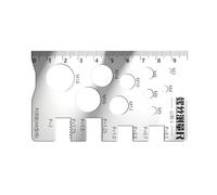 Jauges de mesure de filetage métrique avec marquage de précision pour l'identification de la taille du taraud de foret, étriers de filetage