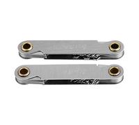 Jauges de pas de filetage en acier inoxydable, 2 pièces, Imperial55 et Metric60