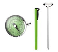 Jauges de température alimentaire bimétalliques multifonctions pour des lectures précises dans les barbecues en plein air et la cuisine, facile à nettoyer