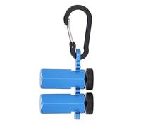 Jauges d'escalier pour encadrer des butées hautes carrées, gabarits de fixation antidérapants avec support en alliage d'aluminium, outil multifonctionnel robuste et durable pour (Bleue)