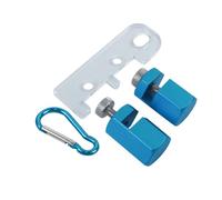 Jauges d'escalier pour le travail du bois | Outil de disposition hexagonal plat en alliage d'aluminium avec vis moletées | pour encadrement de chevalet | 22 x 30 mm bleu