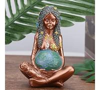 Jauhmui DéEsse De Gaia Art,Mother Earth Statue,Statue De DéEsse De La Terre MèRe,MèRe Terre Art Statue,Cadeau pour Maman,DéCor ExtéRieur AméNagement Paysager,DéCoratif Art Figurine Ornements à La (S)