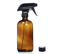 Jauhmui Flacon pulvérisateur en verre ambré vide Bouteille de Pulvérisation Vaporisateur Vide Réutilisable Verre Ambré Pulvérisateur plantes Gâchette (500ML)