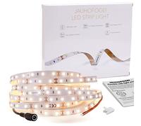 JAUHOFOGEI 5M Ruban LED 12V DC (1200Lm/M), 3000K Lumière Blanc Chaud, Bande Lumineuse flexible pour Cuisine, Chambre, Salon, Corniche, Poutre, Plafond, Meuble, Vitrine