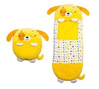 JAUNE 135×50cm Sac de Couchage Amusant pour Enfants Mignon Sac de Couchage Enfant Duvet Enfant -B16