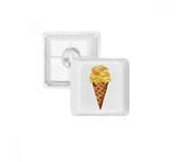Jaune Aquarelle Sweet Ice Cream PBT Keycaps pour Clavier mécanique Blanc OEM sans marquage R1 Multicolore