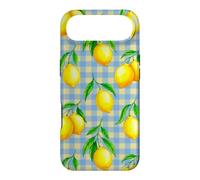 Jaune Citron Bleu Vichy esthétique Cottagecore Preppy Cute Coque pour iPhone Air