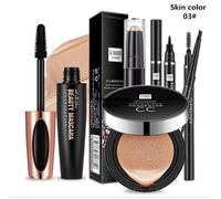 jaune clair-Ensemble de maquillage de marque pour femmes, Kit de cosmétiques à la mode, crème CC Anti rides,