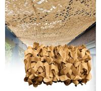 Jaune Filet Camouflage 2×9M, Filet de Camouflage Chasse, 210D Bâche de Camouflage Militaire, pour Camping, Forêts, Protection Solaire Extérieure, Jardins et Autres Scènes