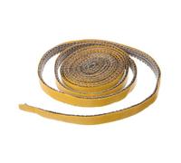 Jaune Joint de Poêle à Bois Fibre de Verre Auto-adhésif | Étanchéité, Installation Facile, Résistance Élevée à Chaleur, pour Chaudière et Porte de Poêle