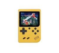 (Jaune) Mini console de jeux vidéo portable rétro 8 bits, écran couleur LCD 3 pouces, 500 jeux intégrés,