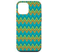 Jaune, Orange, Bleu, Lignes Zigzag, Dinosaures, Dinosaures géométriques Coque pour iPhone 12 Mini