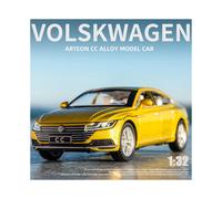 (jaune sans boîte) 1:32 Volkswagen CC Alliage Jouet Voiture Métal Moulé Sous Pression Modèle Son Et