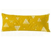 Jaune Taie Oreiller 40x120 cm Graphique Housse Traversin 120 x 40 cm Set de 1 Coussin Grossesse, Douce et Confortable avec Fermeture éclair Oreiller de Corps pour Canapé Lit Coussin Long J0-1033