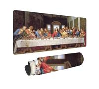 Jaune Tapis de Souris XXL 900 x 300mm, Tapis de Souris La CèNe Sous Main Bureau avec Bords Cousus, Imperméable Mouse Pad Base en Caoutchouc Antidérapant Surface pour Gamer, PC, Cadeau Femme -zjn2509HP