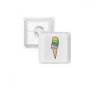 Jaune Vert Rose Sweet Ice Cream PBT Keycaps pour clavier mécanique Blanc OEM sans Marquage d'impression R1 multicolore