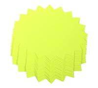 Jaunes Étiquettes de Prix Forme Irrégulière en Papier, 50 Pièces | 80 Cartes Publicitaires Pratiques, Affichage Clair des Tarifs, Adaptées aux Articles Soldés et Commerces de Détail
